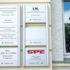 Wir liefern Firmenschilder in Rhein-Ruhr, Wuppertal, Bonn