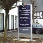 Wir liefern Firmenschilder in Rhein-Ruhr, Krefeld, Oberhausen