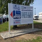 Wir liefern Firmenschilder in Rhein-Main, Gießen