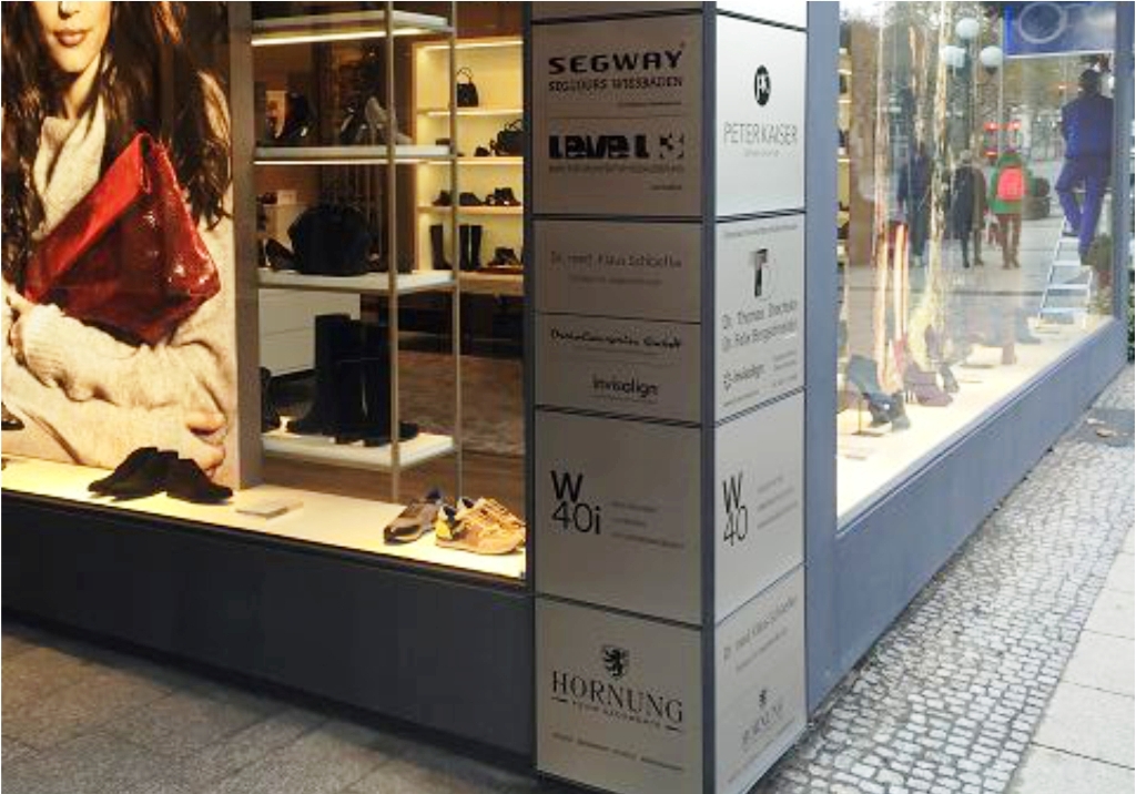 Wir liefern Wegweiser für Außen in Hannover, Braunschweig, Göttingen, Wolfsburg, Salzgitter, Hildesheim, Celle