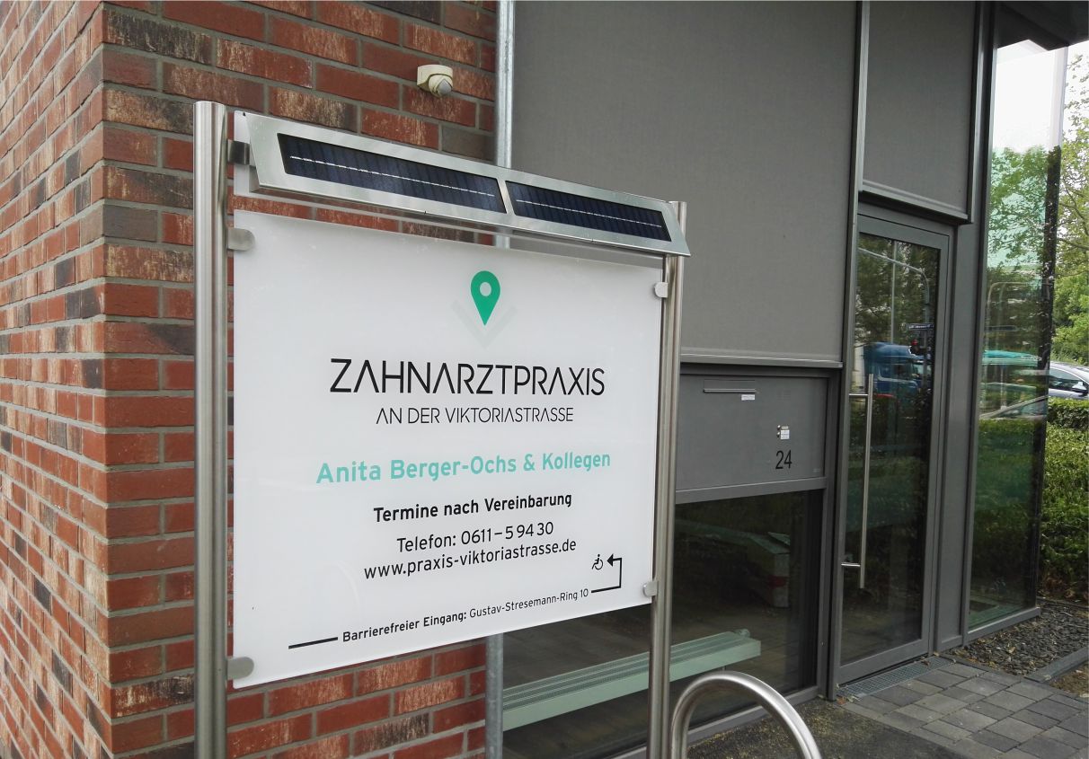 Wir liefern Praxisschilder in Bremen, Dresden, Hannover, Nürnberg, Duisburg