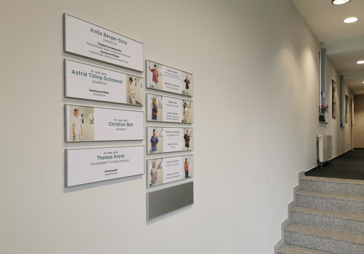 Wir liefern Praxisschilder in Gelsenkirchen, Braunschweig, Kiel, Aachen, Chemniz