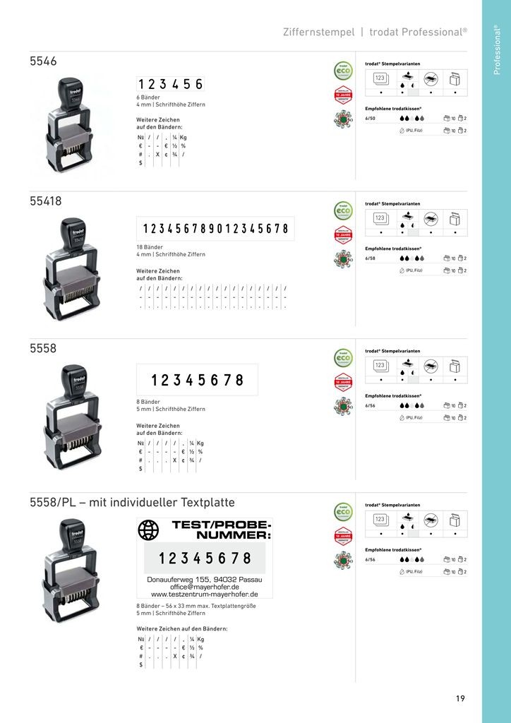 Wir liefern Firmen Stempel in Rhein-Main, Mainz, Wiesbaden